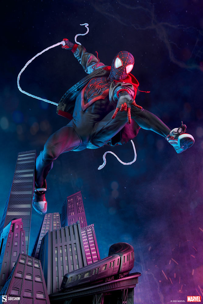 Sideshow Premium Format Figure 系列 MARVEL「邁爾斯·摩拉斯」Miles Morales 全身雕像 普通版/EX版