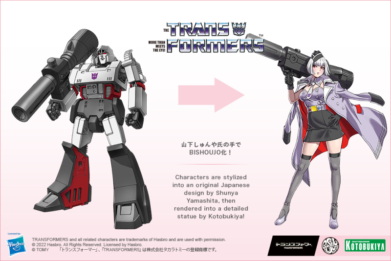 壽屋 TRANSFORMERS美少女《變形金剛》密卡登（メガトロン）1/7 比例 PVC完成品 普通版/豪華版