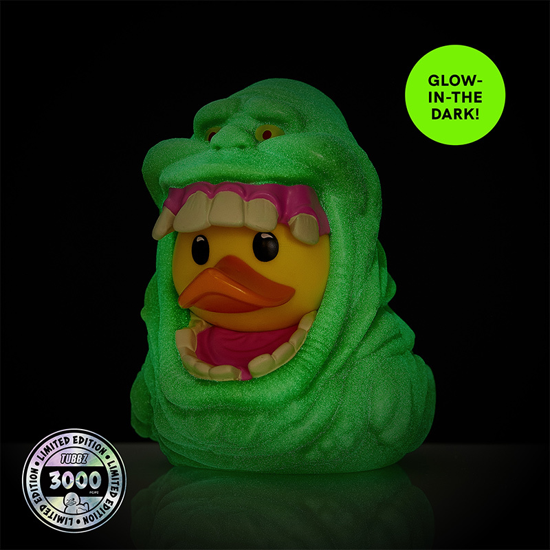 TUBBZ《魔鬼剋星》夜光史萊姆(Slimer Glow-in-the-Dark)黃色小鴨角色扮演收藏