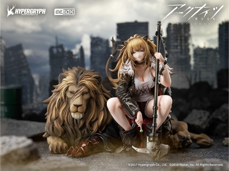 霸氣獅王造型！BeBOX《明日方舟》推進之王 Siege 昇進段階二ver. 1/7 比例模型