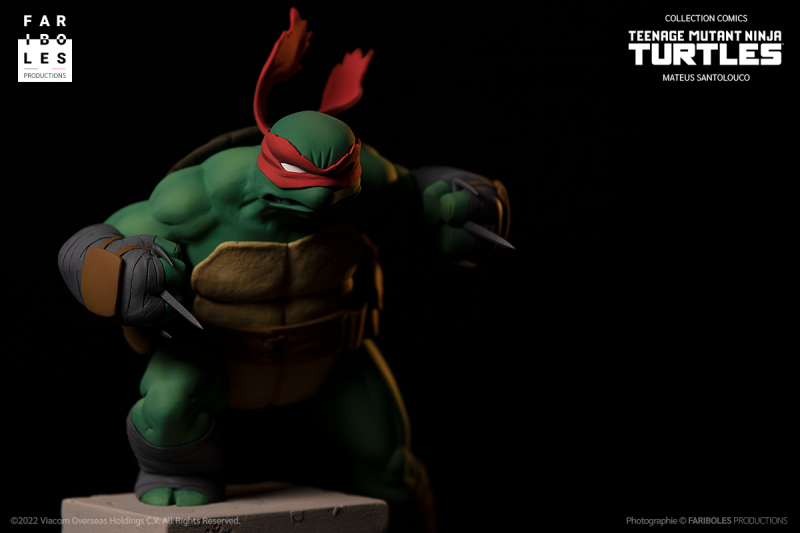 Fariboles Productions《忍者龜》拉斐爾（Raphael）全身雕像