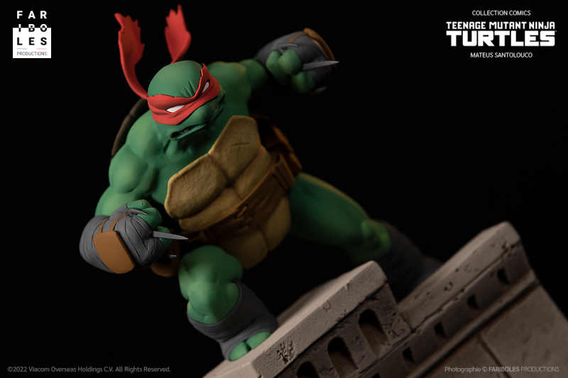 Fariboles Productions《忍者龜》拉斐爾（Raphael）全身雕像