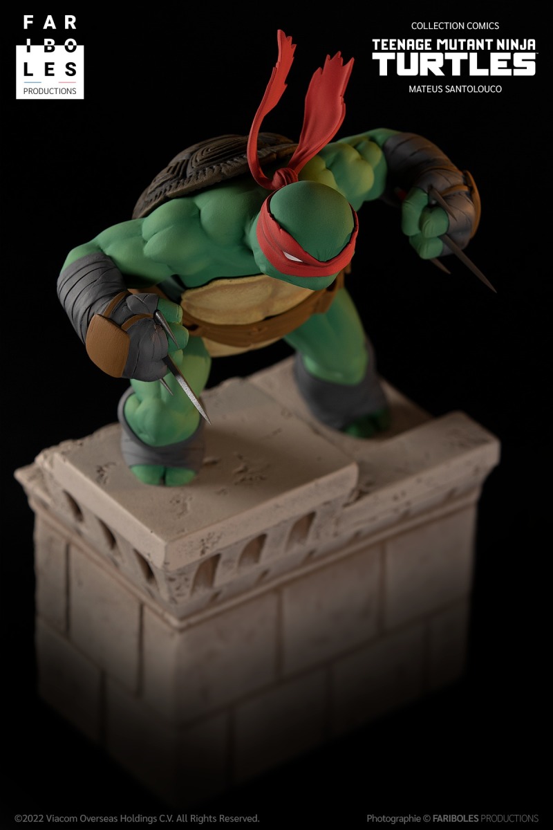 Fariboles Productions《忍者龜》拉斐爾（Raphael）全身雕像