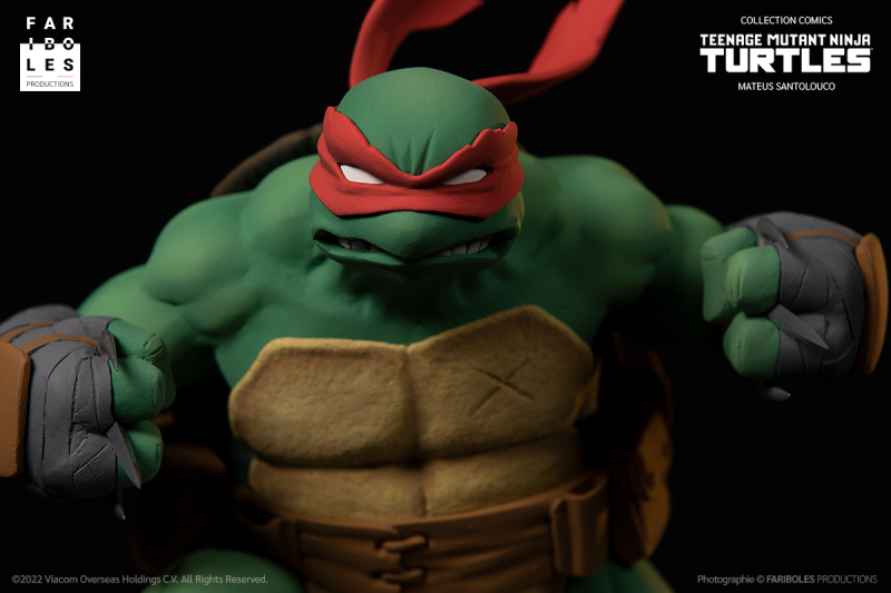Fariboles Productions《忍者龜》拉斐爾（Raphael）全身雕像