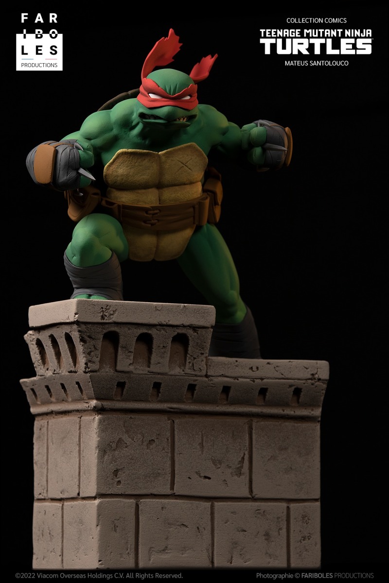 Fariboles Productions《忍者龜》拉斐爾（Raphael）全身雕像
