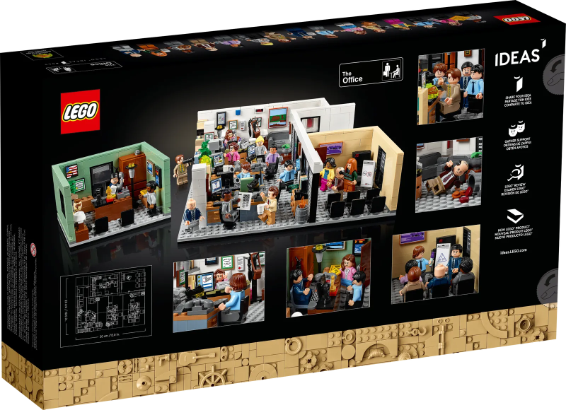 LEGO 21336 Ideas 系列「我們的辦公室」The Office 劇中場景、上班族日常用品充分還原！