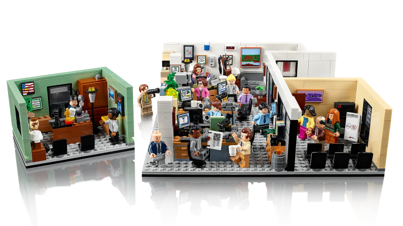 LEGO 21336 Ideas 系列「我們的辦公室」The Office 劇中場景、上班族日常用品充分還原！