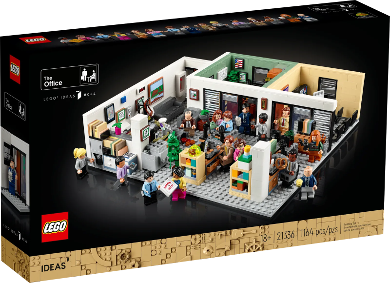 LEGO 21336 Ideas 系列「我們的辦公室」The Office 劇中場景、上班族日常用品充分還原！