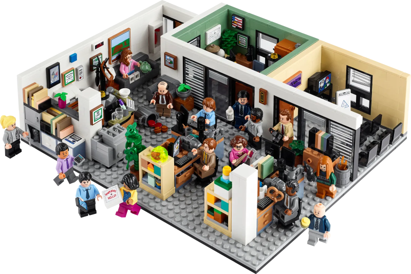 LEGO 21336 Ideas 系列「我們的辦公室」The Office 劇中場景、上班族日常用品充分還原！