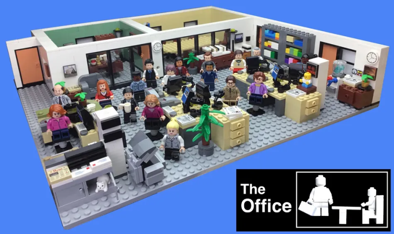LEGO 21336 Ideas 系列「我們的辦公室」The Office 劇中場景、上班族日常用品充分還原！