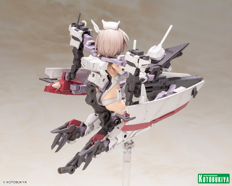 結合船艦造型的大份量武裝『FRAME ARMS GIRL 骨裝機娘 金剛』上色原型公開!