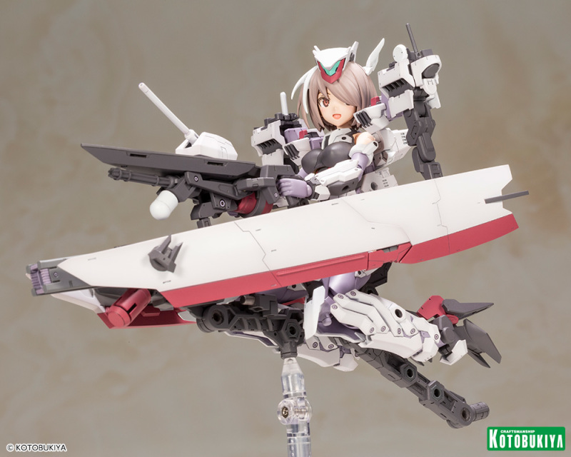 結合船艦造型的大份量武裝『FRAME ARMS GIRL 骨裝機娘 金剛』上色原型公開!