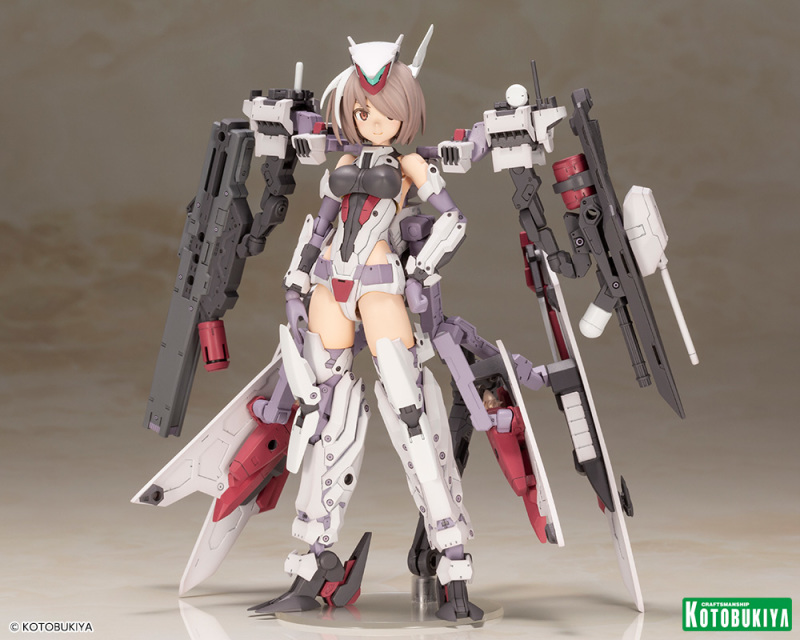 結合船艦造型的大份量武裝『FRAME ARMS GIRL 骨裝機娘 金剛』上色原型公開！