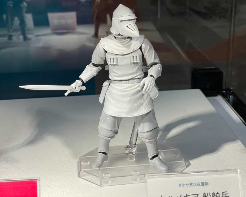 海洋堂 TAKEYA 式自在置物系列《風之谷》多魯美奇亞「突擊兵」、「船舶兵」可動人偶 原型公開!