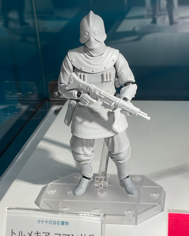 海洋堂 TAKEYA 式自在置物系列《風之谷》多魯美奇亞「突擊兵」、「船舶兵」可動人偶 原型公開!