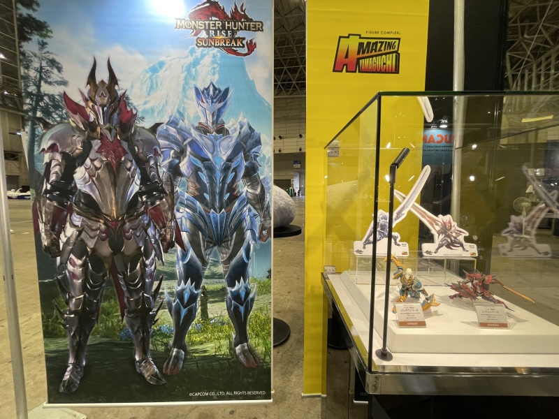 海洋堂 AMAZING YAMAGUCHI 系列宣佈推出《魔物獵人崛起：破曉》爵銀龍裝獵人、冰狼龍裝獵人可動人偶！
