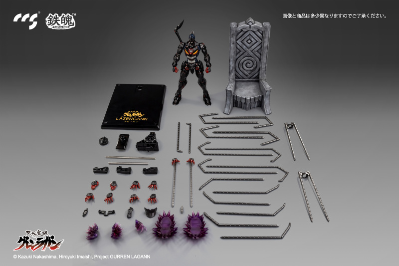CCSTOYS 鐵魄『天元突破紅蓮螺巖羅善巖合金模型』情報公開具備