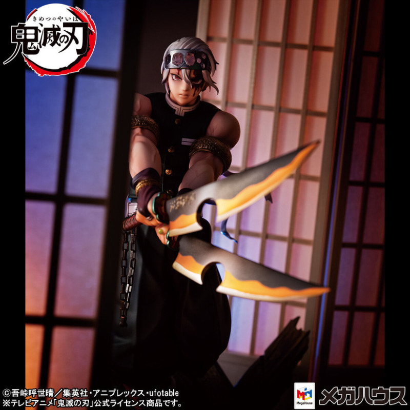 Megahouse G.E.M.《鬼滅之刃》宇髄天元 PVC塗裝完成品 精緻再現爆筋肌肉！