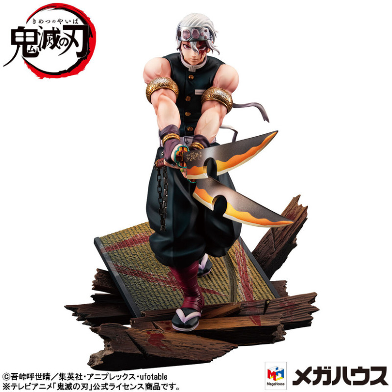 Megahouse G.E.M.《鬼滅之刃》宇髄天元 PVC塗裝完成品 精緻再現爆筋肌肉！