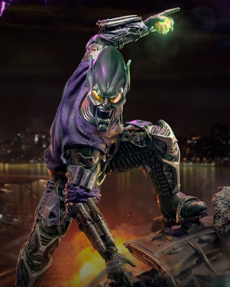 Iron Studios《蜘蛛人：無家日》綠惡魔（Green Goblin）1/10 比例全身雕像