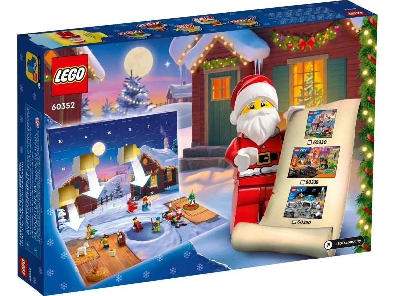 LEGO 60352「城市系列聖誕降臨曆」（City Advent Calendar） 玩具人Toy People News