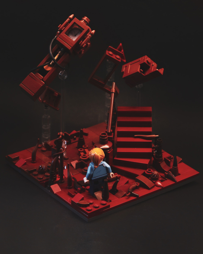 Jannis Mavrostomos 樂高 MOC 作品《怪奇物語4》多個經典場景縮小樂高化!