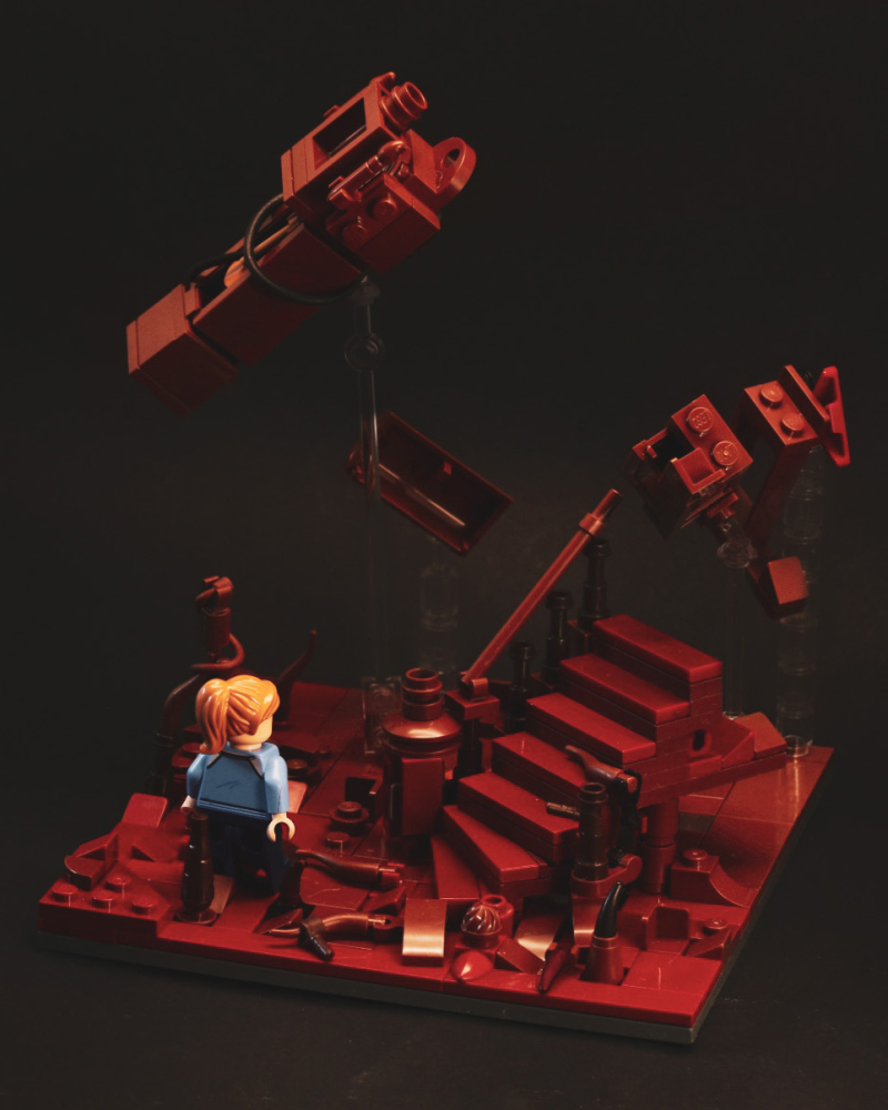 Jannis Mavrostomos 樂高 MOC 作品《怪奇物語4》多個經典場景縮小樂高化!