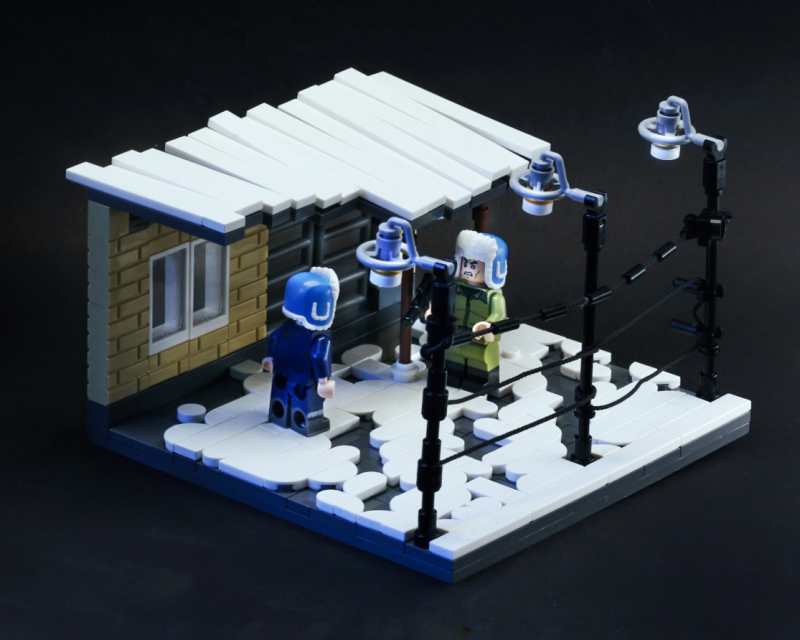 Jannis Mavrostomos 樂高 MOC 作品《怪奇物語4》多個經典場景縮小樂高化!