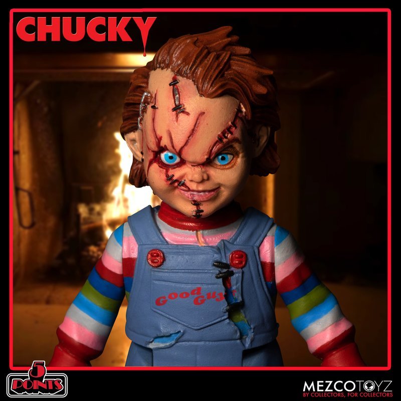 MEZCO TOYZ 5 POINTS「鬼娃恰吉」豪華版人偶套組（Chucky Deluxe Figure Set）