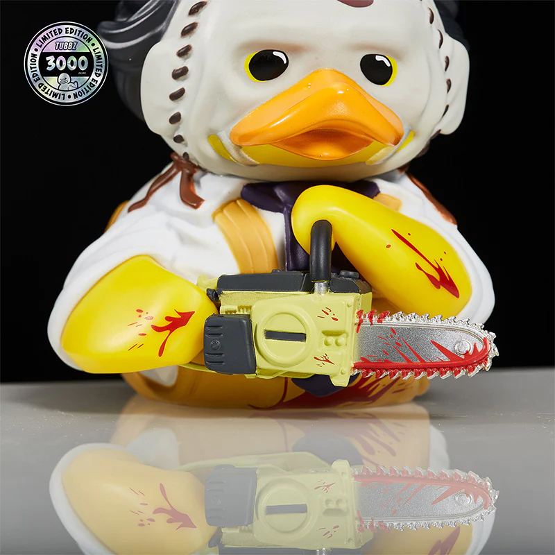 TUBBZ《德州電鋸殺人狂》皮臉(Leatherface)黃色小鴨角色扮演收藏