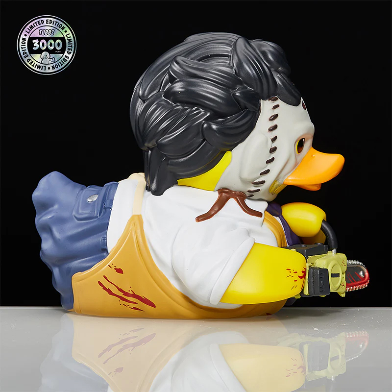 TUBBZ《德州電鋸殺人狂》皮臉(Leatherface)黃色小鴨角色扮演收藏