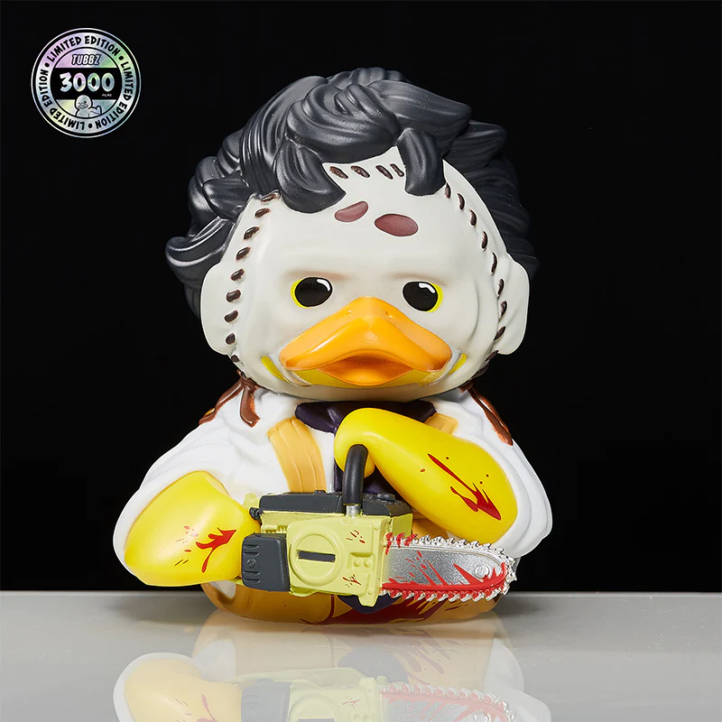 TUBBZ《德州電鋸殺人狂》皮臉(Leatherface)黃色小鴨角色扮演收藏