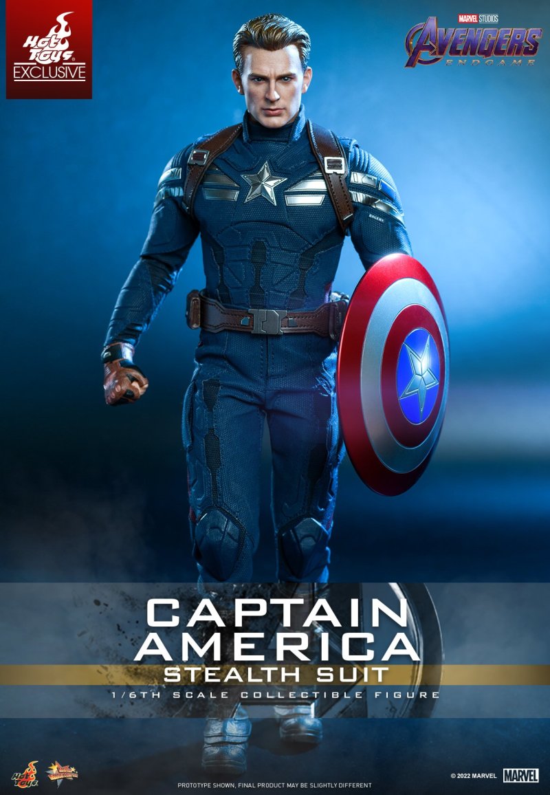 Hot Toys《復仇者聯盟：終局之戰》美國隊長 匿蹤戰衣（Captain America Stealth Suit）1/6 比例收藏級人偶
