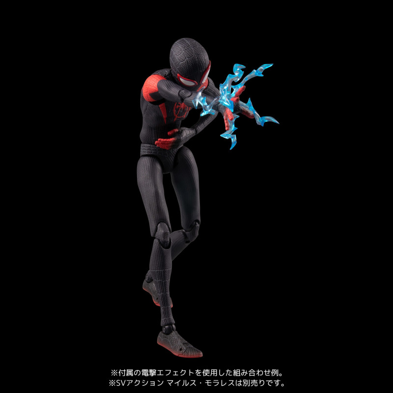 千值練 SV-Action《蜘蛛人:新宇宙》邁爾斯·摩拉斯/蜘蛛人透明版 豐富配件追加登場!
