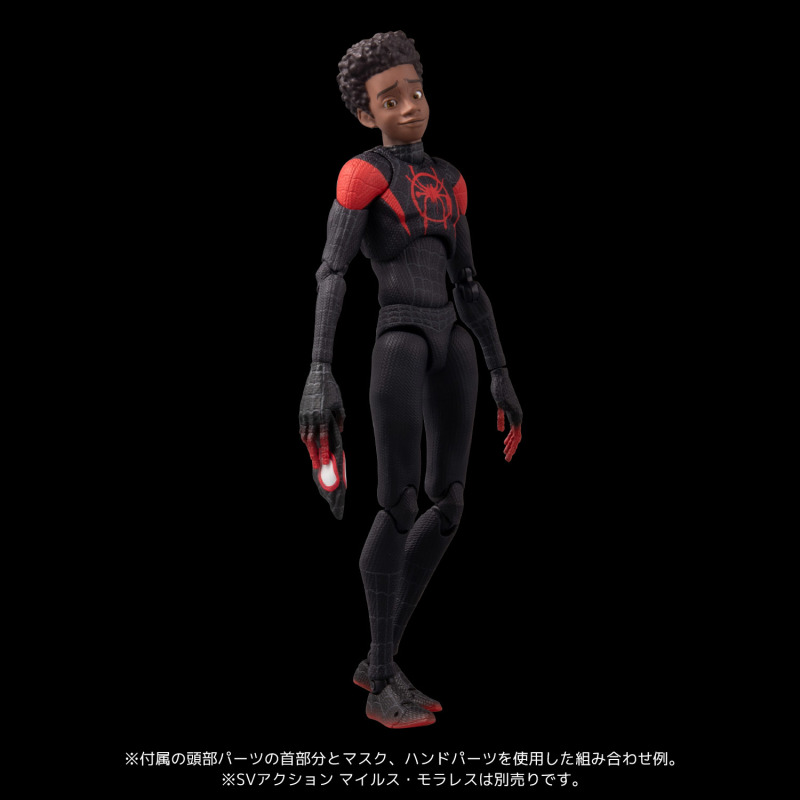 千值練 SV-Action《蜘蛛人:新宇宙》邁爾斯·摩拉斯/蜘蛛人透明版 豐富配件追加登場!