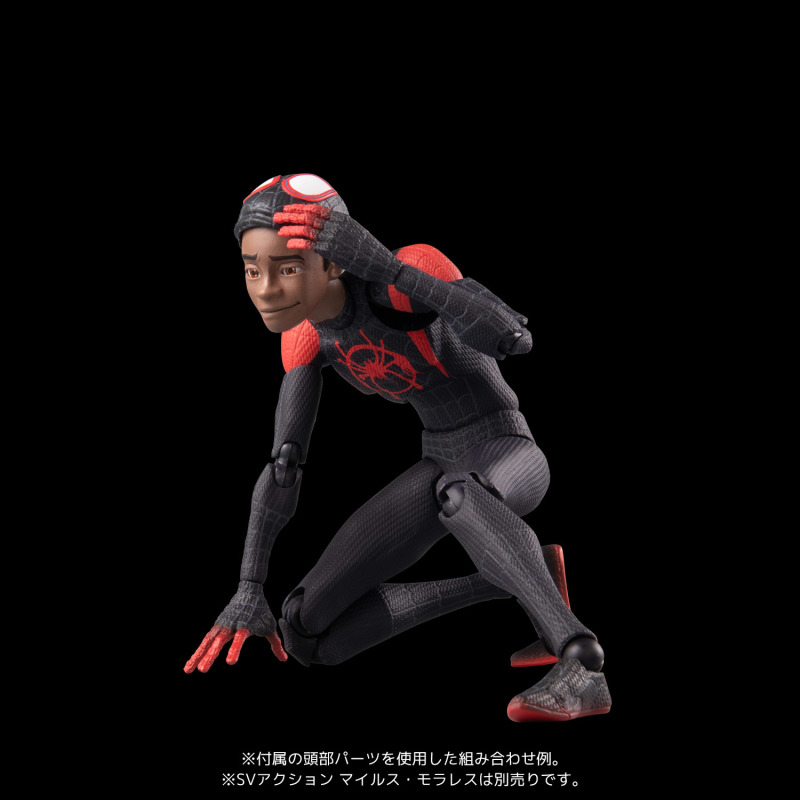 千值練 SV-Action《蜘蛛人:新宇宙》邁爾斯·摩拉斯/蜘蛛人透明版 豐富配件追加登場!