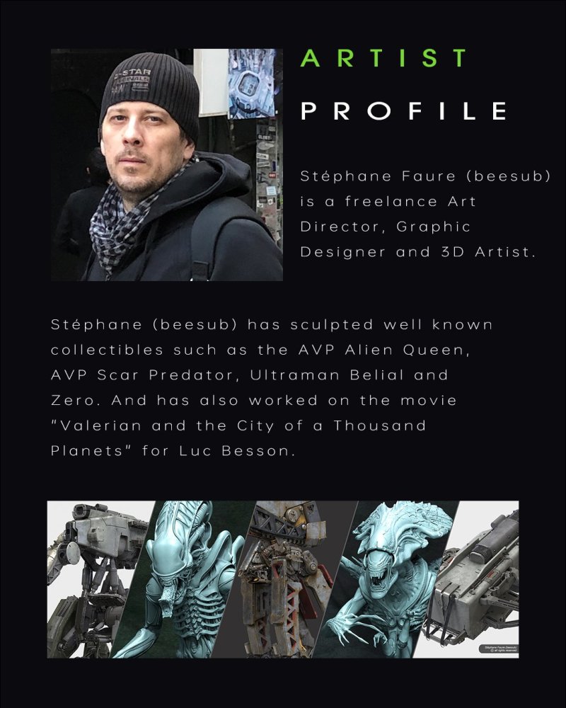 Queen Studios《異形》異形（Alien）半身胸像 91 公分高度大魄力現身！