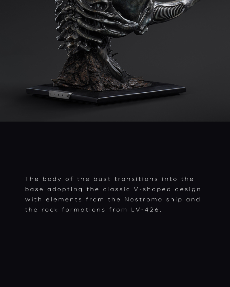 Queen Studios《異形》異形（Alien）半身胸像 91 公分高度大魄力現身！