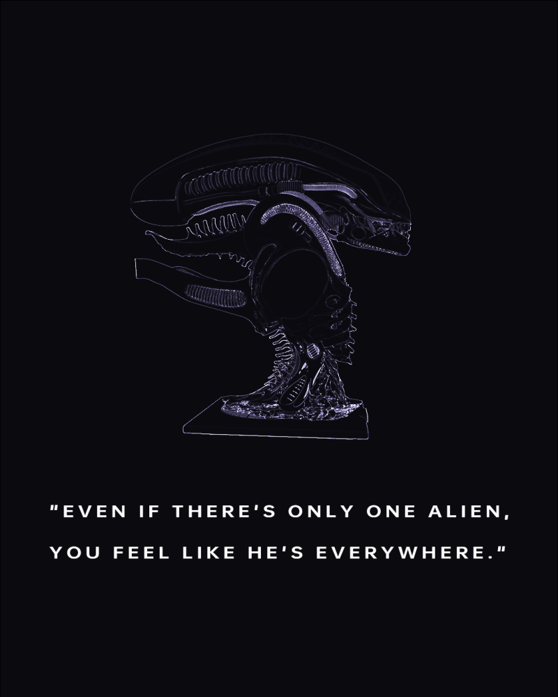 Queen Studios《異形》異形（Alien）半身胸像 91 公分高度大魄力現身！