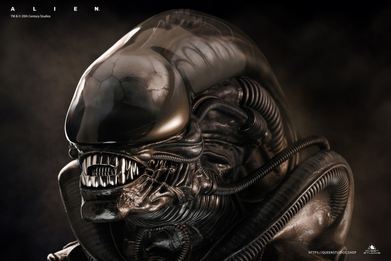 Queen Studios《異形》異形（Alien）半身胸像 91 公分高度大魄力現身！