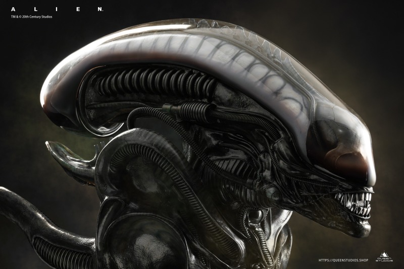 Queen Studios《異形》異形（Alien）半身胸像 91 公分高度大魄力現身！