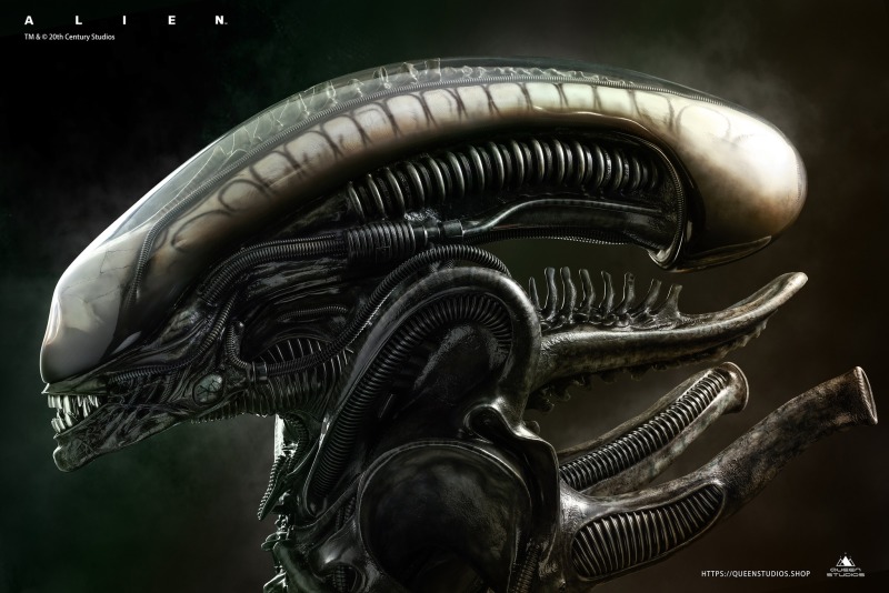 Queen Studios《異形》異形（Alien）半身胸像 91 公分高度大魄力現身！