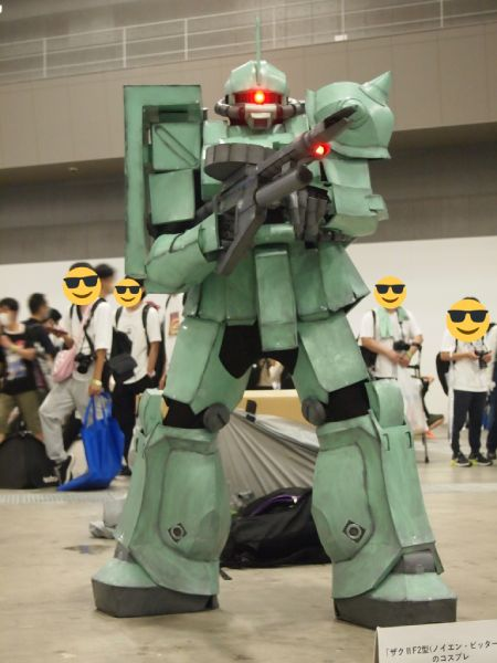 CoserALEX打造專屬《機動戰士鋼彈》薩克裝甲上陣Comiket 厚實質感博好評！