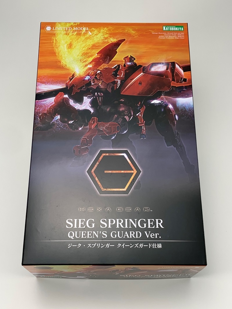 守護女王的深紅戰馬『HEXA GEAR 西格・斯普林格 女王親衛隊規格』即將發售 官方釋出樣品素組照!