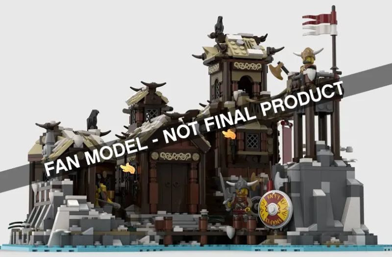 TARGET × LEGO IDEAS 投票結果出爐！由 BrickHammer 創作的樂高「維京村莊」(VIKING VILLAGE) 將會正式商品化！