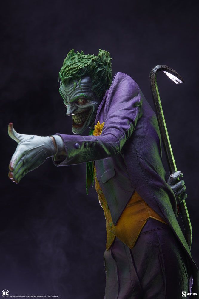 Sideshow Premium Format Figure 系列 DC「小丑」全身雕像 扭曲笑容的背後是致人於死地的意圖！