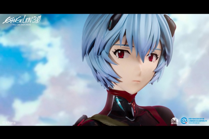 Infinity Studio《福音戰士新劇場版：Q》綾波零（暫稱）1/2比例全身雕像 經典Walkman隨身聽重現！