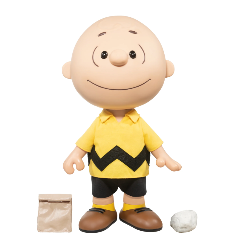 SUPER7 Peanuts Supersize「查理·布朗(床單幽靈)」40 公分大尺寸搪膠人偶 萬聖節的最佳玩伴!
