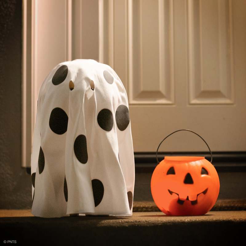 SUPER7 Peanuts Supersize「查理·布朗(床單幽靈)」40 公分大尺寸搪膠人偶 萬聖節的最佳玩伴!