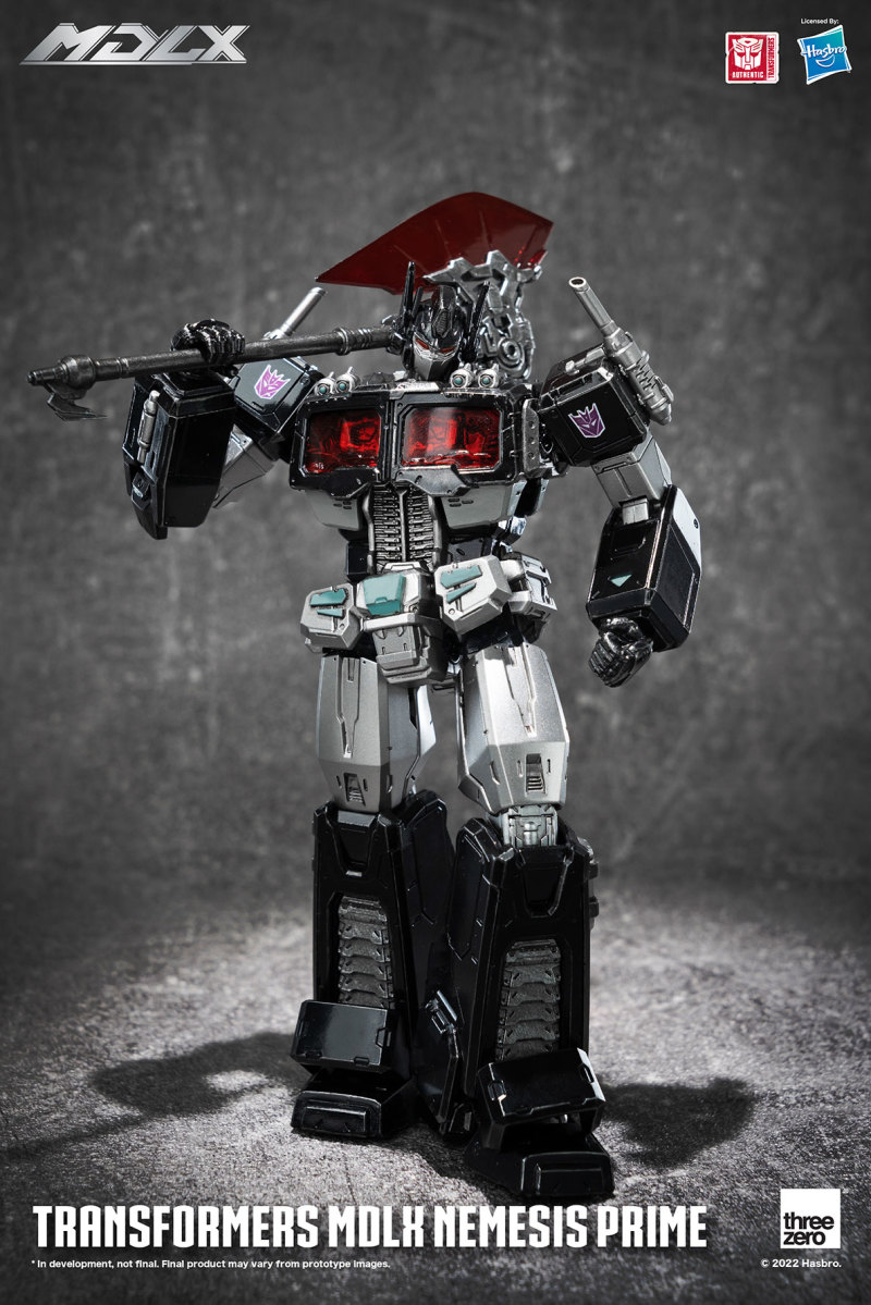 threezero MDLX 系列《變形金剛》「暗黑柯柏文」（Nemesis Prime）可動人偶 帶來毀滅的死亡黑洞！